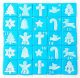 Numbers 0 - 9 Mini Emboss 3D Printed Cookie Stamp Set (9 pce)