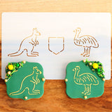 Australian Animals Cookie Stencil (2pk)