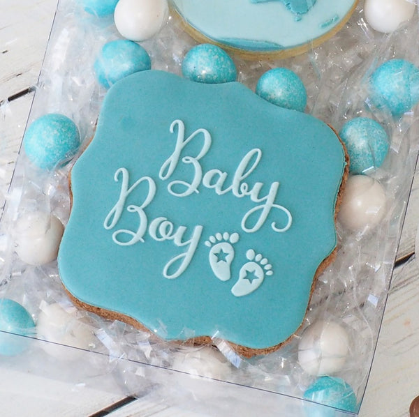 Baby Boy Raise It Up / Deboss Cookie Stamp