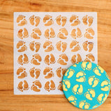 Baby Feet Cookie Stencil