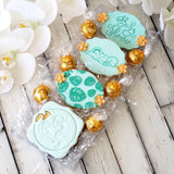 Baby Foot Border Emboss 3D Printed Cookie Stamp