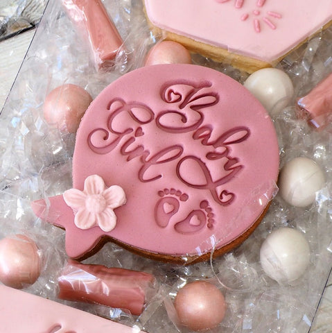 Baby Girl Emboss 3D Printed Cookie Stamp