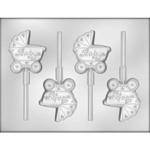 Baby Pram "Carriage or Buggy" Chocolate Sucker or Chocolate Pop Mould