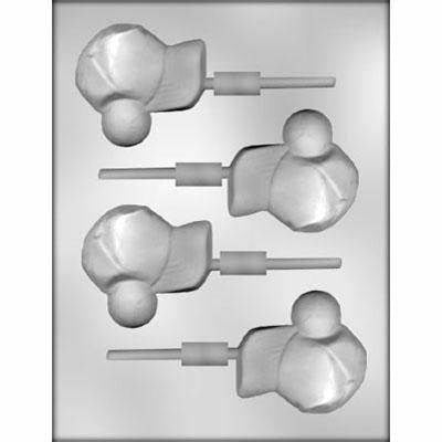 Baseball Cap and Ball Chocolate Sucker or Chocolate Pop Mould - End of Line