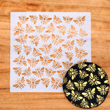 Bee Cookie Stencil