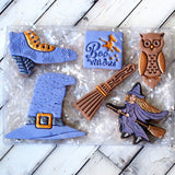 Boo Witches Emboss 3D Printed Cookie Stamp