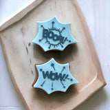 Boom and Wow Raise It Up / Deboss Cookie Stamps + Stainless Steel Cookie Cutter (3pce)