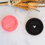 Bow and Tie Border Emboss 3D Printed Cookie Stamp