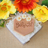 Bridesmaid Emboss 3D Printed Cookie Stamp