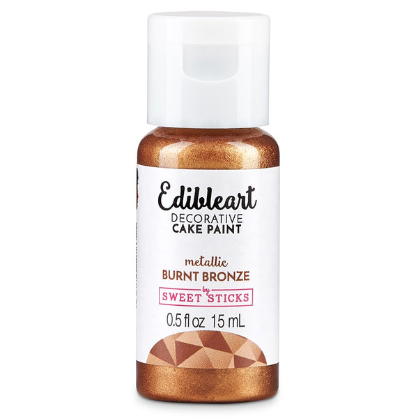Burnt Bronze  Edible Art Paint 15ml - Metallic