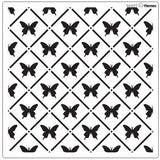 Butterfly Trellis Cookie Stencil