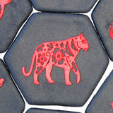 Birthday Chinese Zodiac Tiger Raise It Up / Deboss Cookie Stamp
