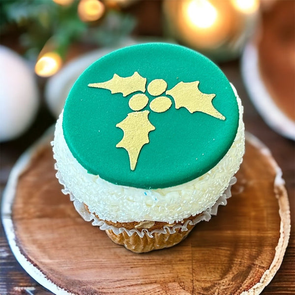 Christmas Holly Cookie / Cupcake Stencil