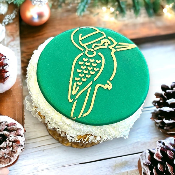 Christmas Kookaburra Cookie / Cupcake Stencil