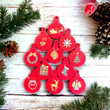 Christmas Symbols Cookie Stencil (2 pk)