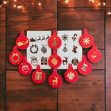 Christmas Symbols Cookie Stencil (2 pk)