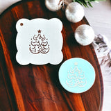Christmas Classic Tree Cookie / Cupcake Stencil