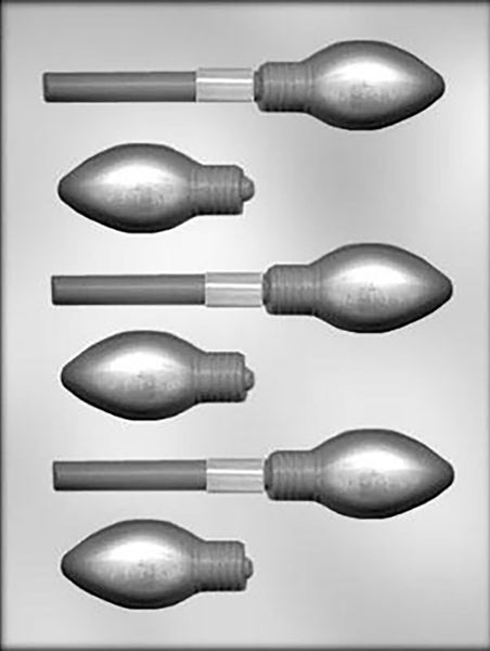 Christmas Light 3D Chocolate Sucker or Chocolate Pop Mould - Last One