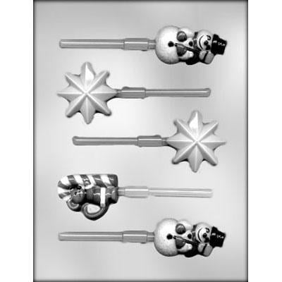 Christmas Medley Chocolate Sucker or Chocolate Pop Mould - Last One