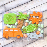 Sun (Stamp Set) Emboss 3D Printed Cookie Stamp  + Stainless Steel Cookie Cutter