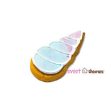 Cone Shell or Unicorn Horn Stainless Steel Cookie Cutter