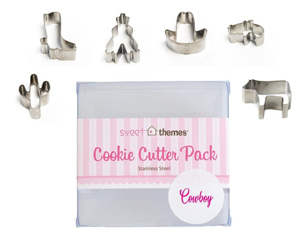 Cowboy Boxed Mini Cookie Cutter Set 6pce