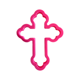 Cross Ornate 3D Printed Cookie Cutter