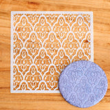 Damask Pattern Cookie Stencil