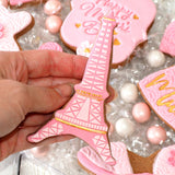 Eiffel Tower (Stamp Set) Raise It Up / Deboss Cookie Stamp + Stainless Steel Cookie Cutter