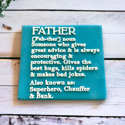 Father (Definition) Raise It Up / Deboss Cookie Stamp