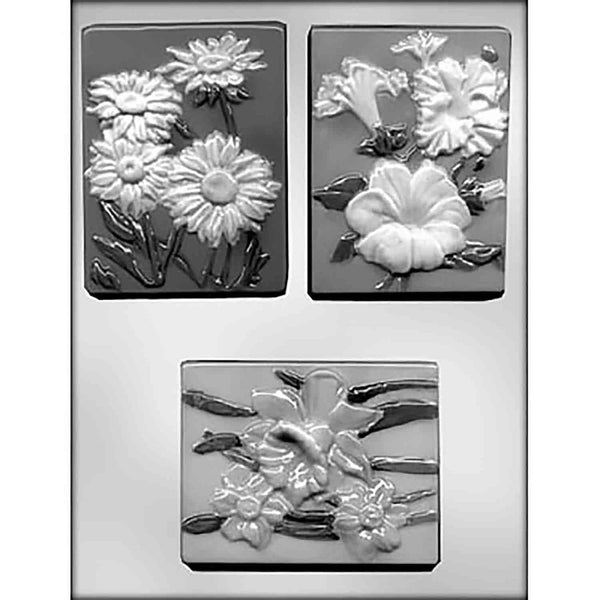 Flower Plaque Chocolate Mould