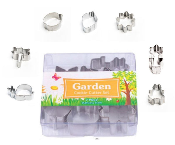 Garden Playdough / Clay Craft / Cookie Cutter Set 7pce