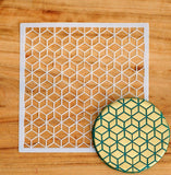 Geometric Blocks Cookie Stencil