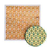Geometric Blocks Cookie Stencil