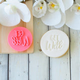 Get Well (Fun) Emboss 3D Printed Cookie Stamp