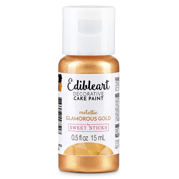 Glamorous Gold  Edible Art Paint 15ml - Metallic