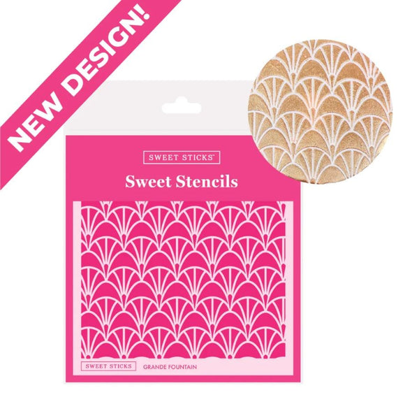 Grande Fountain Cookie Stencil