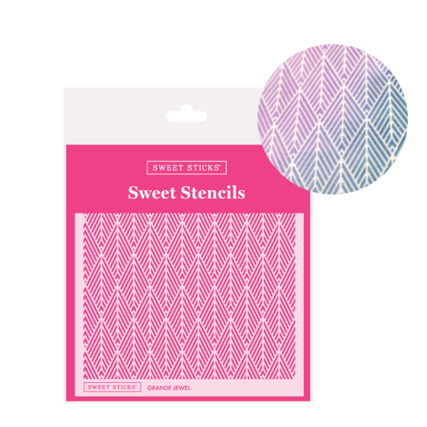Grande Jewel Pattern Cookie Stencil