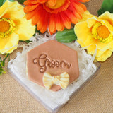 Groom Emboss 3D Printed Cookie Stamp