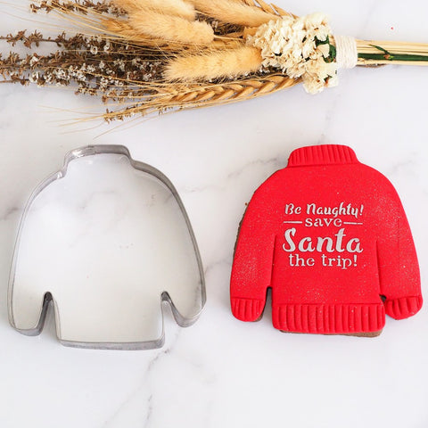 Ugly Sweater Stainless Steel Cookie Cutter