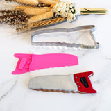 Handsaw (Stamp Set) Emboss 3D Printed Cookie Stamp  + Stainless Steel Cookie Cutter