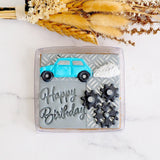 Happy Birthday (Bold Script) Emboss 3D Printed Cookie Stamp