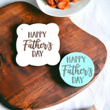 Happy Father's Day (Fun) Cookie / Cupcake Stencil