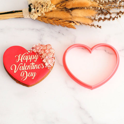 Heart Rounded 3D Printed Cookie Cutter