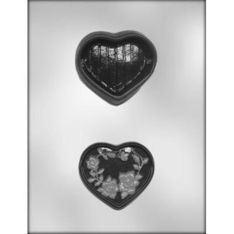 Heart Box Small Chocolate Mould  / Valentine's Day or Wedding Themed