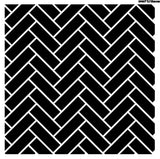 Herringbone Cookie Stencil