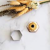 Hexagon Small 4.5cm Stainless Steel Cookie Cutter