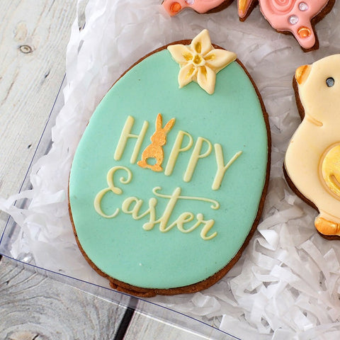 Hoppy Easter Raise It Up / Deboss Cookie Stamp