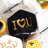I Heart U Emboss 3D Printed Cookie Stamp