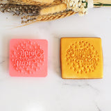 Jingle all the Way Emboss 3D Printed Cookie Stamp